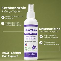 ChloraSeb Antiseptic Spray for Dogs, 8-oz bottle slide 2 of 9