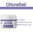 Show in main carousel: ChloraSeb Pledget Wipes for Dogs, 50 count slide 4 of 8