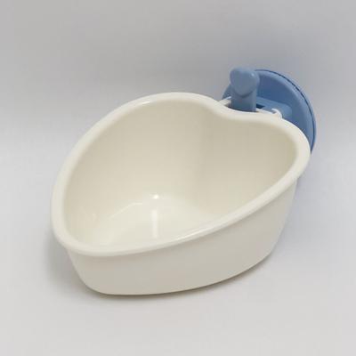 Show full view: Choco Nose Mini Heart Locking Small Pet Feeding Bowl, Blue slide 4 of 11