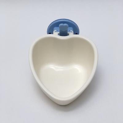 Show full view: Choco Nose Mini Heart Locking Small Pet Feeding Bowl, Blue slide 5 of 11