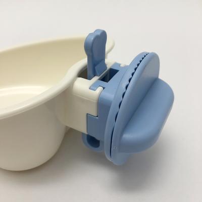 Show full view: Choco Nose Mini Heart Locking Small Pet Feeding Bowl, Blue slide 6 of 11