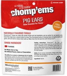 Chomp'ems Pig Ear Chews Dog Treats, 12 count slide 2 of 3