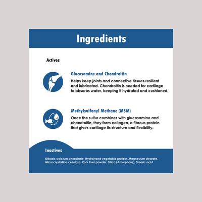 Show full view: Chondro-FLEX Chewable Tablet Joint Supplement for Dogs & Cats, 180 count slide 7 of 11