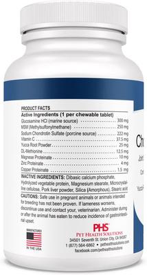 Show full view: Chondro-FLEX Chewable Tablet Joint Supplement for Dogs & Cats, 180 count slide 8 of 11