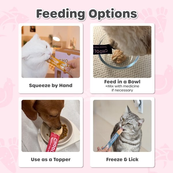 Choolip Squeeze Vita Stick Grab n Go Variety Lickable Dog & Cat Treats