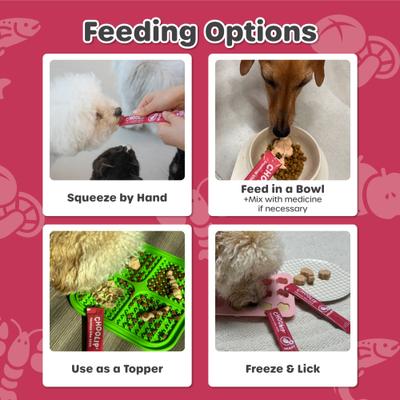 Show full view: Choolip Squeeze Vita Stick Heart Support Lickable Dog & Cat Treats, 3.7-oz pouch, 7 count slide 7 of 9