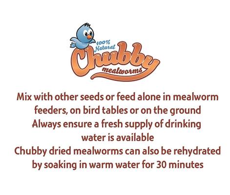 Show full view: Chubby Mealworms Dried Mealworms, 5-lb bag slide 6 of 9