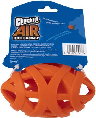Show full view: Chuckit! Air Football Dog Toy, Orange slide 2 of 4