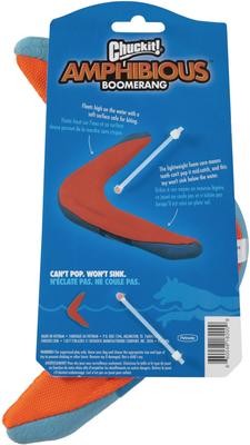 Show full view: Chuckit! Amphibious Boomerang Dog Toy, Color Varies, Medium slide 2 of 7