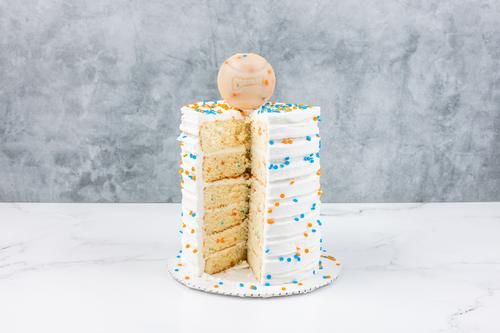 Show full view: Chuckit! Birthday Fetch Ball Dog Chew Toy, Multi Color, Medium slide 5 of 6