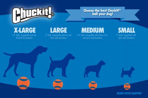 Show full view: Chuckit! Double Pack Tennis Ball Dog Toy, Small slide 5 of 8