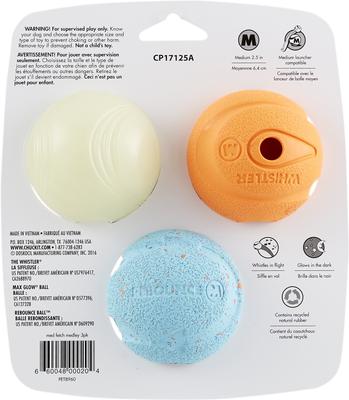 Show full view: Chuckit! Fetch Ball Medley Triple Pack Dog Toy, Medium slide 8 of 12