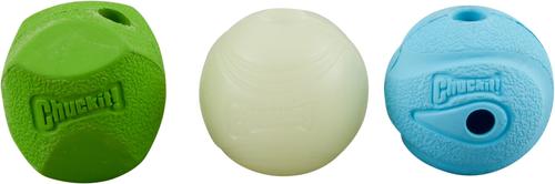 Show full view: Chuckit! Fetch Ball Medley Triple Pack Dog Toy, Small slide 2 of 11