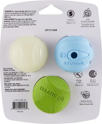Show full view: Chuckit! Fetch Ball Medley Triple Pack Dog Toy, Small slide 7 of 11
