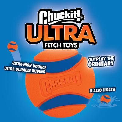 Show full view: Chuckit! Fetch Medley Ultra Ball Dog Toy, 3 count slide 4 of 7