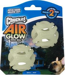 Chuckit! Max Glow Air Fetch Ball Dog Toy, Small, 2 count slide 2 of 4