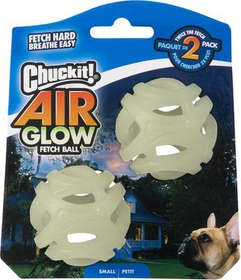 Show full view: Chuckit! Max Glow Air Fetch Ball Dog Toy, Small, 2 count slide 3 of 6