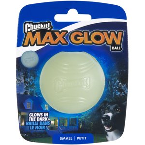 Chuckit! Max Glow Ball Dog Toy, Small