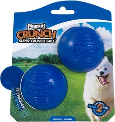 Chuckit! Super Crunch Ball, Blue, 2 count