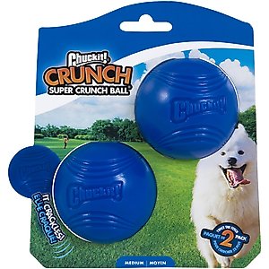 Chuckit! Super Crunch Ball, Blue, 2 count