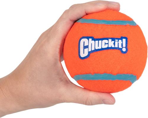 Show full view: Chuckit! Tennis Ball Dog Toy, X-Large, 2 pack slide 4 of 9
