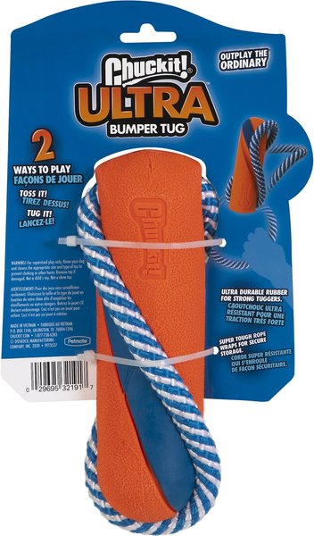 Show full view: Chuckit! Ultra Bumper Tug Dog Toy, Orange slide 2 of 6