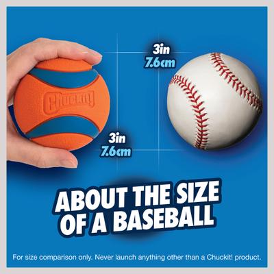 Show full view: Chuckit! Ultra Rubber Ball Tough Dog Toy, 2 count, Large slide 8 of 11