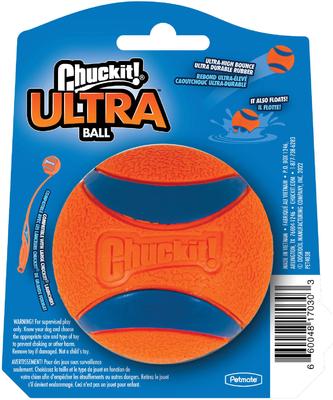 Show full view: Chuckit! Ultra Rubber Ball Tough Dog Toy, 2 count, Large slide 3 of 11