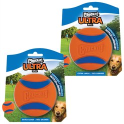 Chuckit! Ultra Rubber Ball Tough Dog Toy, 2 count, X-Large