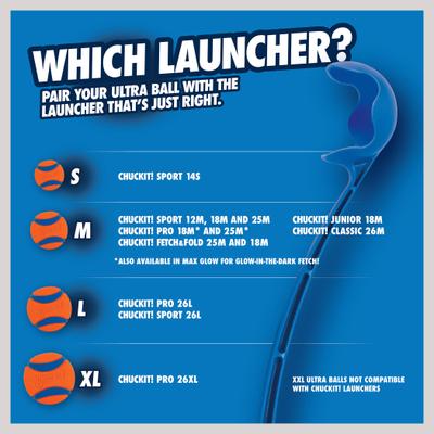 Show full view: Chuckit! Ultra Rubber Ball Tough Dog Toy, Large slide 5 of 11