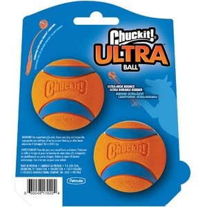 Chuckit! Ultra Rubber Ball Tough Dog Toy, Small, 2 pack