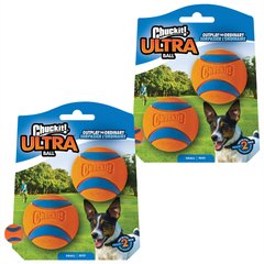 Chuckit! Ultra Rubber Ball Tough Dog Toy, Small, 4 pack
