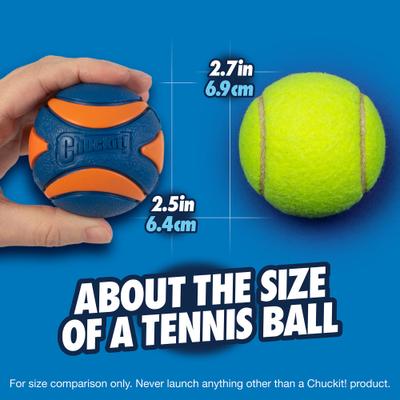 Show full view: Chuckit! Ultra Squeaker Ball Dog Toy, Medium, 2 count slide 3 of 12