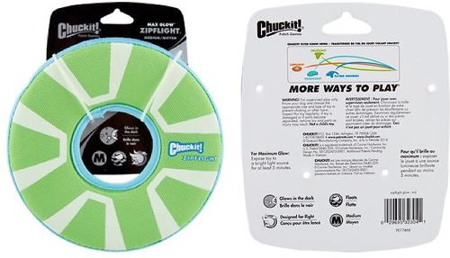 Show full view: Chuckit! Zipflight Max Glow Dog Toy, Medium slide 5 of 8