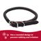 Show in main carousel: Circle T Latigo Leather Round Standard Dog Collar, Medium: 18-in neck, 3/4-in wide slide 4 of 8