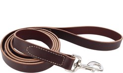 Circle T Latigo Leather Standard Dog Leash, 6-ft long, 3/4-in wide