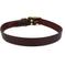 Show in main carousel: Circle T Latigo Leather Town Solid Brass Hardware Standard Dog Collar, Medium: 18-in neck, 3/4-in wide slide 2 of 5