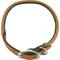 Show in main carousel: Circle T Oak Tanned Leather Round Standard Dog Collar, Black, Large: 22-in neck, 1-in wide slide 8 of 9