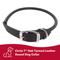 Show in main carousel: Circle T Oak Tanned Leather Round Standard Dog Collar, Black, Large: 22-in neck, 1-in wide slide 2 of 9