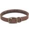 Show in main carousel: Circle T Rustic Leather Town Standard Dog Collar, Chocolate, Medium: 18-in neck, 3/4-in wide slide 1 of 7