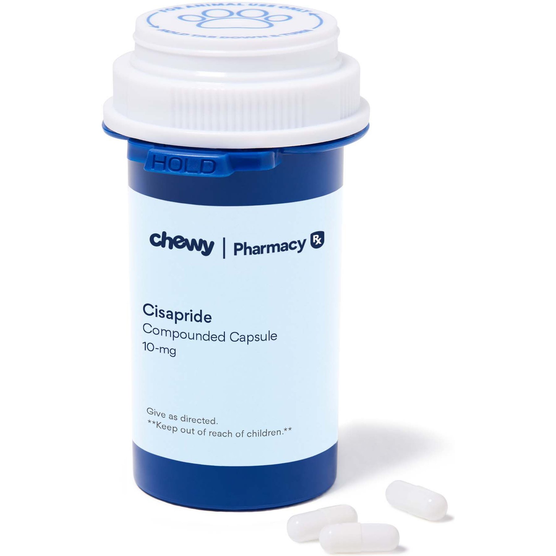 Cisapride Compounded Capsule, 10 mg, 1 capsule for Veterinary use