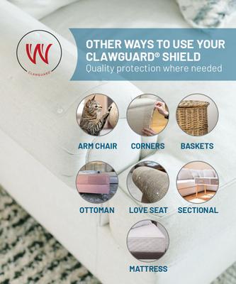 Show full view: CLAWGUARD Furniture Scratch Shields, 2 count, Small slide 7 of 10