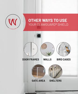 Show full view: CLAWGUARD Original Door Scratch Shield, 43 x 18 in slide 7 of 12