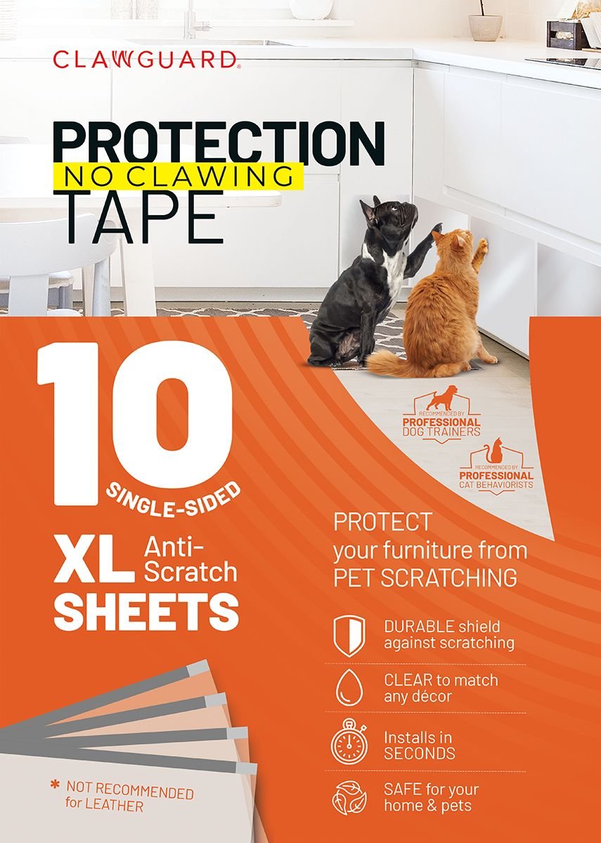 CLAWGUARD Double-Sided Sheets Protection Barrier, 10 count, 17 X 12-in