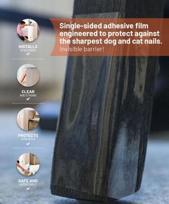 Show full view: CLAWGUARD Protection Tape Durable Single-Sided Strips Protection Barrier, 20 count, 12 X 4-in slide 4 of 9