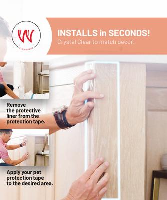 Show full view: CLAWGUARD Scratch Barrier & Dispenser Protection Tape slide 5 of 10