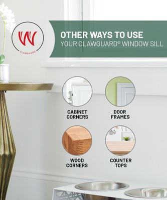 Show full view: CLAWGUARD Window Sill Protectors, 29.5 X 5.25-in slide 6 of 9