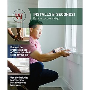 CLAWGUARD Window Sill Protectors, 35.5 X 3.25-in