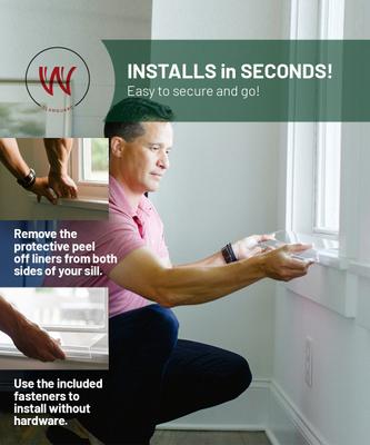 Show full view: CLAWGUARD Window Sill Protectors, 35.5 X 3.25-in slide 4 of 9