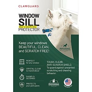 CLAWGUARD Window Sill Protectors, 35.5 X 5.25-in